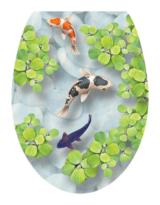 НАКЛЕЙКИ ДЕКОРАТИВНЫЕ ВИНИЛОВЫЕ Divino Sticky/35*45 Рыбки 35х45 см