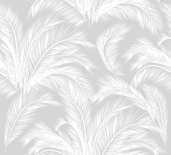 Фотообои F-077 Белые перья принт (повторяющиеся) 300х270