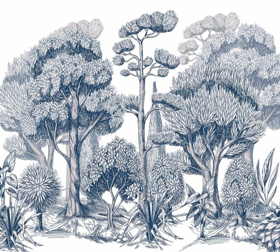 Фотообои F-393 Деревья и кустарники 300х270