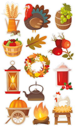 НАКЛЕЙКИ ДЕКОРАТИВНЫЕ ВИНИЛОВЫЕ Divino Sticky/30*50Уютная осень 30х50 см