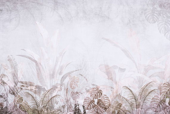 Фотообои F-202 Тропические деревья в дымке 2 400х270