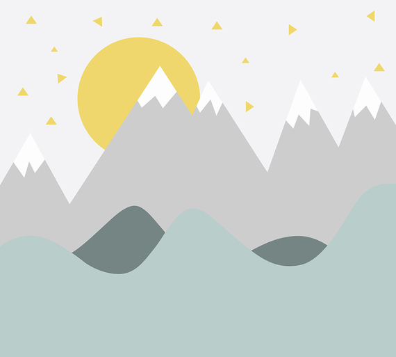 Фотообои Z-050 Горы Сканди 300х270