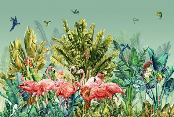 Фотообои T-057 Тропический лес 400х270