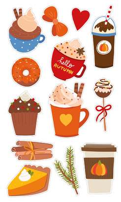 НАКЛЕЙКИ ДЕКОРАТИВНЫЕ ВИНИЛОВЫЕ Divino Sticky/30*50Осеннее настроение 30х50 см