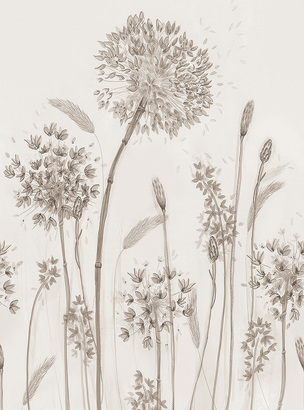 Фотообои F-452 Одуванчики рисунок (повторяющиеся) 200х270