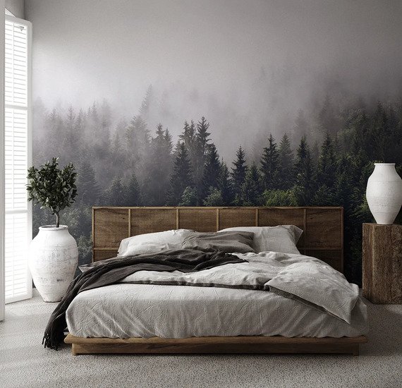 Фотообои DIVINO Decor  T-247 Туманный лес 400х270