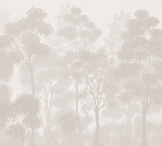 Фотообои F-485 Пепельно-бежевый лес 2 300х270