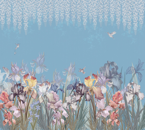 Фотообои T-118 Ирисы 300х270