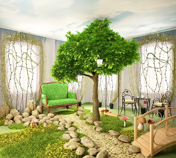 Фотообои Сказочная комната 300х270 см из коллекции Divino Decor