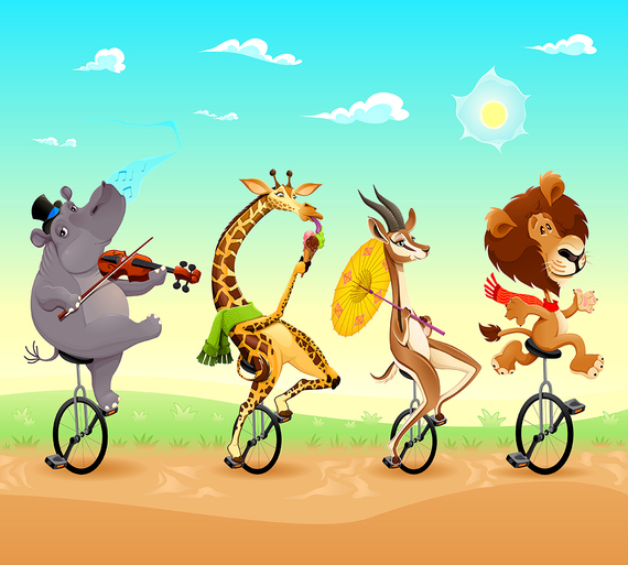 Фотообои/T коллекцияЖивотные музыканты 300х270