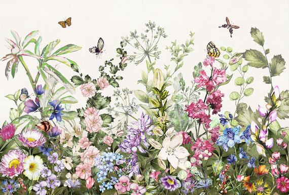 Фотообои F-349 Луговые цветы 400х270