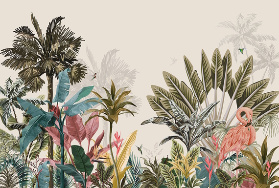 Фотообои Z-373 Тропический микс 400х270