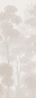 Фотообои F-492 Пепельно-бежевый лес 4 100х270