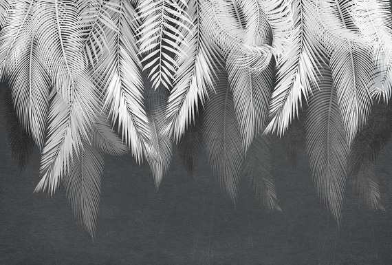 Фотообои T-301 Листья на темном фоне 2 400х270