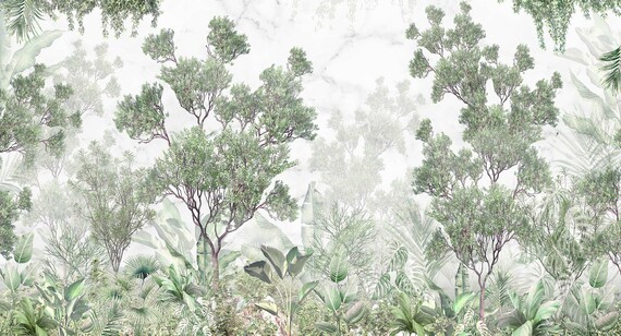 Фотообои F-148 Густой тропический лес 500х270