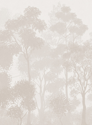 Фотообои F-486 Пепельно-бежевый лес 3 200х270