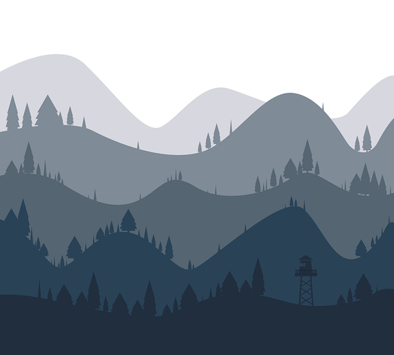 Фотообои Z-110 Холмистый пейзаж 300х270