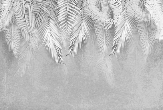 Фотообои T-299 Серые листья 2 400х270 