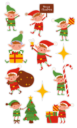 НАКЛЕЙКИ ДЕКОРАТИВНЫЕ ВИНИЛОВЫЕ Divino Sticky/30*50Эльфы 30х50 см