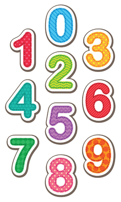 НАКЛЕЙКИ ДЕКОРАТИВНЫЕ ВИНИЛОВЫЕ Divino Sticky/30*50Цифры 30х50 см