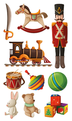 НАКЛЕЙКИ ДЕКОРАТИВНЫЕ ВИНИЛОВЫЕ Divino Sticky/30*50Игрушки 30х50 см