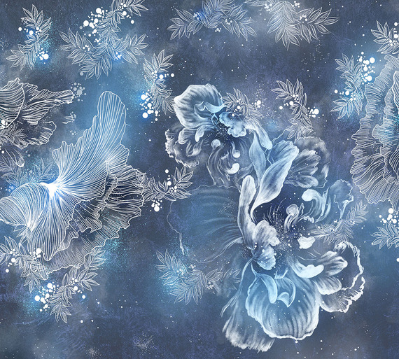 Фотообои Z-387 Прекрасные цветы 300х270