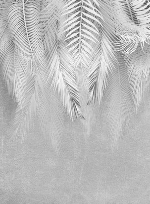 Фотообои T-337 Серые листья 3 200х270