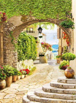 Фотообои Южная улица 200х270 см из коллекции Divino Decor