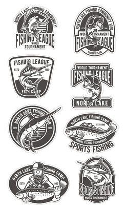 НАКЛЕЙКИ ДЕКОРАТИВНЫЕ ВИНИЛОВЫЕ Divino Sticky/30*50Рыбалка 30х50 см