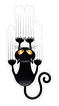 НАКЛЕЙКИ ДЕКОРАТИВНЫЕ ВИНИЛОВЫЕ Divino Sticky/15*27 Царапины 15х27 см