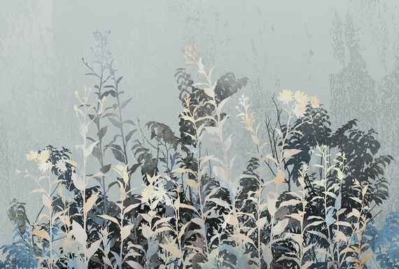 Фотообои F-216 Высокая трава гранж 400х270