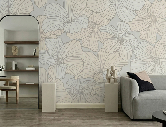 Авторские фотообои SV-023 «Петунии» (на заказ)