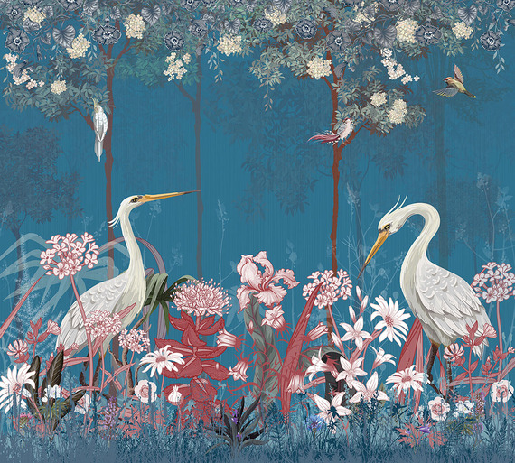 Фотообои T-265 Цапли 300х270