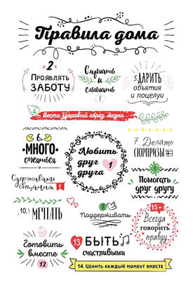 МАГНИТ Divino Style Правила дома 1 20*30