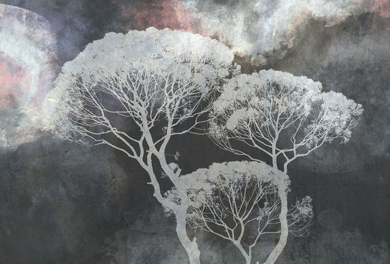 Фотообои F-383 Дерево на темном фоне 2 400х270 