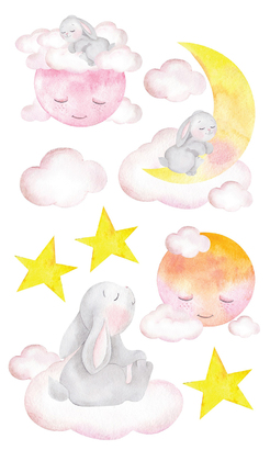 НАКЛЕЙКИ ДЕКОРАТИВНЫЕ ВИНИЛОВЫЕ Divino Sticky/30*50Сладкий сон 30х50 см