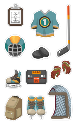 НАКЛЕЙКИ ДЕКОРАТИВНЫЕ ВИНИЛОВЫЕ Divino Sticky/30*50Хоккей 30х50 см