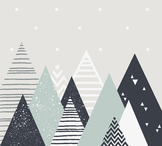 Фотообои/T коллекцияЗимний горный пейзаж 300х270