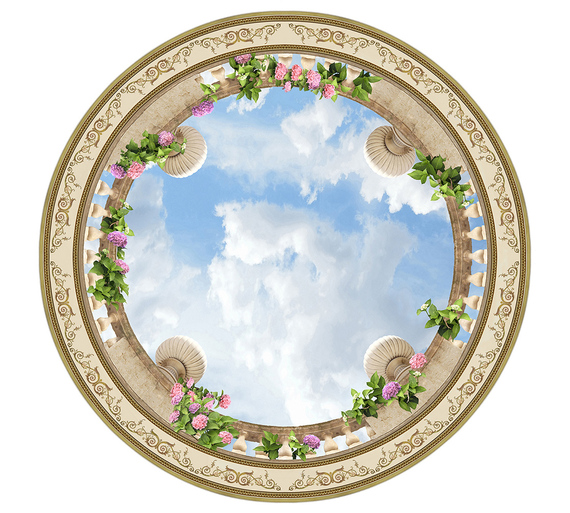 Фотообои Небо над головой 300х270 см из коллекции Divino Decor
