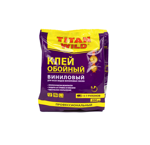 Клей Titan Wild обойный виниловый 200 гр, без индикатора