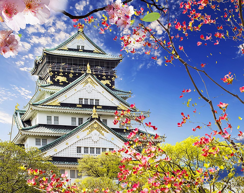 Фотообои Замок в Осаке 300х238 см из коллекции Divino Decor