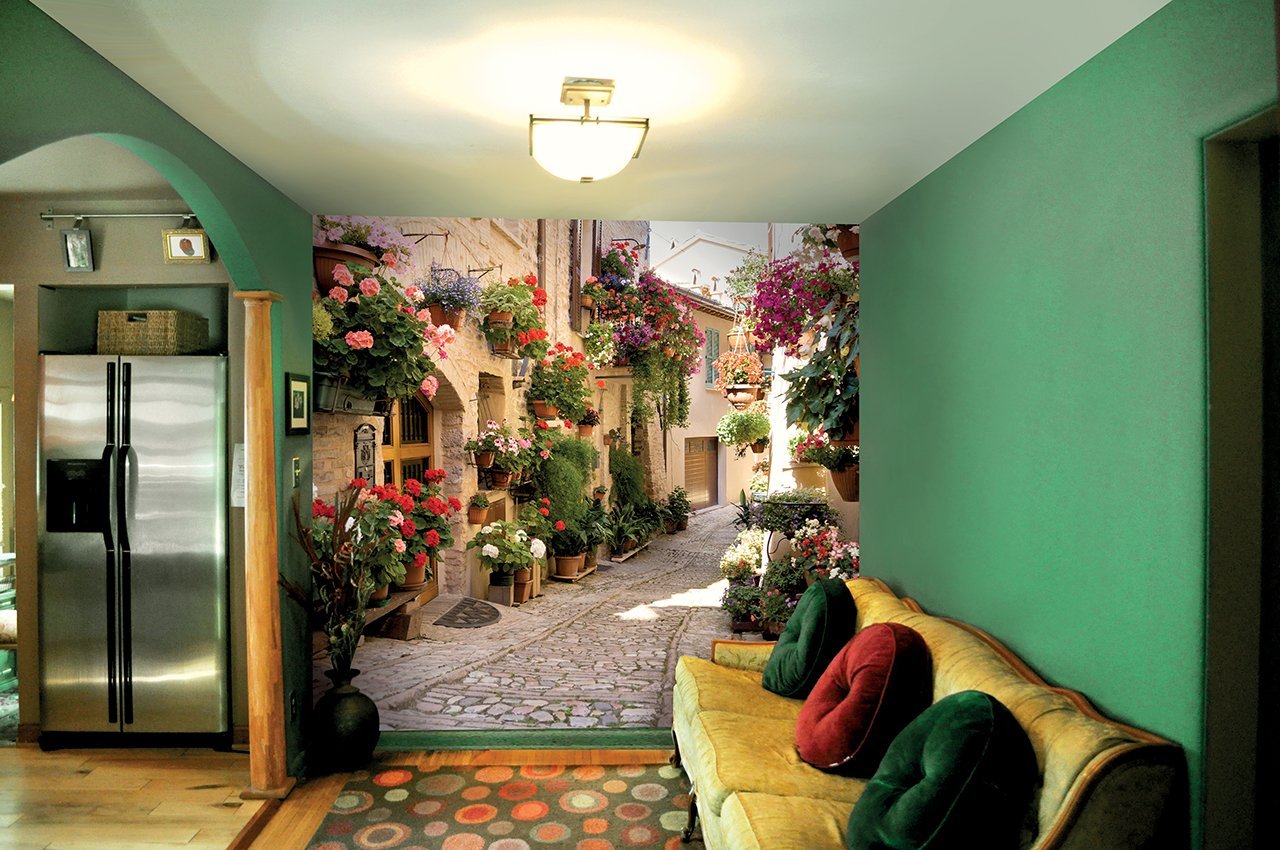 Фотообои Италия в цветах 300х270 см из коллекции Divino Decor