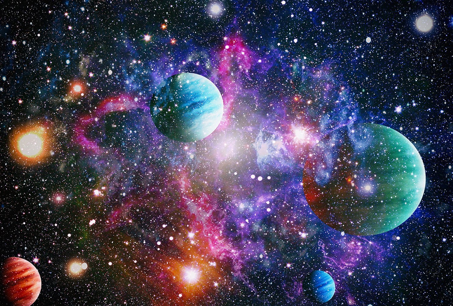 Фотообои Большой космос 400х270 см из коллекции Divino Decor