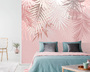 Фотообои F-343 Пальмовые листья розовые 300х270