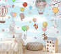 Фотообои Z-057 Животные на воздушных шарах 400х270