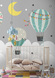 Фотообои Z-042 Воздушные шары в облаках 300х270