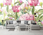 Фотообои Z-347 Розовые пионы рисунок 300х270