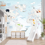 Фотообои T-318 Карта путешествий 3 500х270