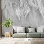 Фотообои T-338 Серые листья 4 500х270
