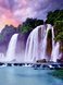 Фотообои Восход над водопадом 200х270 см из коллекции Divino Decor